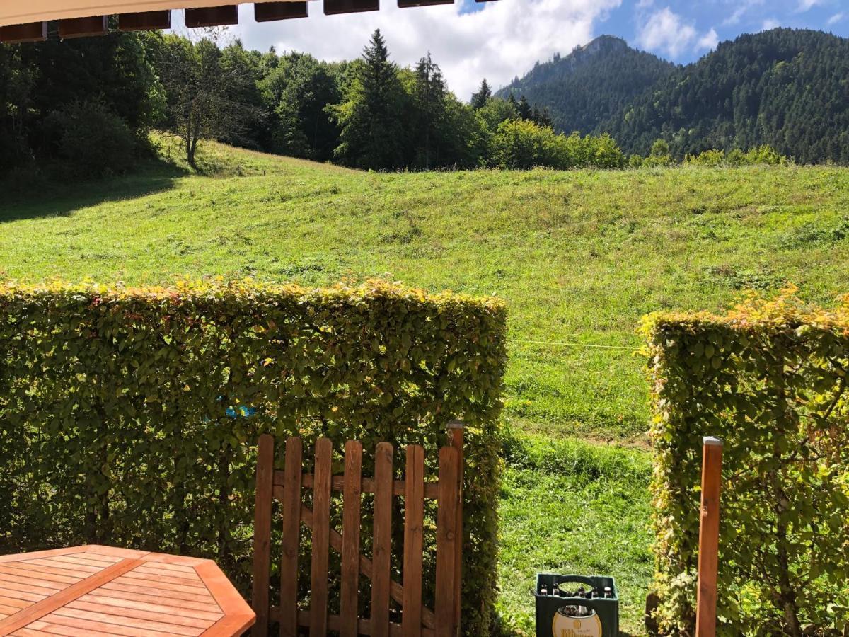Appartement 2 Pieces Pieds Des Pistes Terrasse Face A La Montagne Bernex Luaran gambar